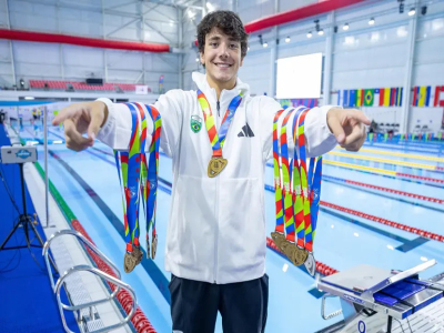 Mineiro, calmo, eficiente: Davi Vallim, o maior medalhista do Time Brasil nos Jogos Sul-americanos da Juventude Panam� 2